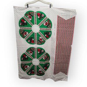 Vintage Cut and Sew Christmas Wreath Pillow Sandy's Small Wonder Pandas